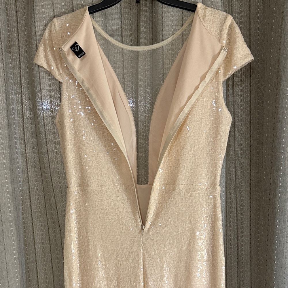 Windsor Cream Sequin Dress - Picture 6 of 7